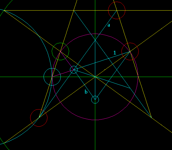 constructing two
pentagrams im one swoop, one of which is the
Pyrastar
